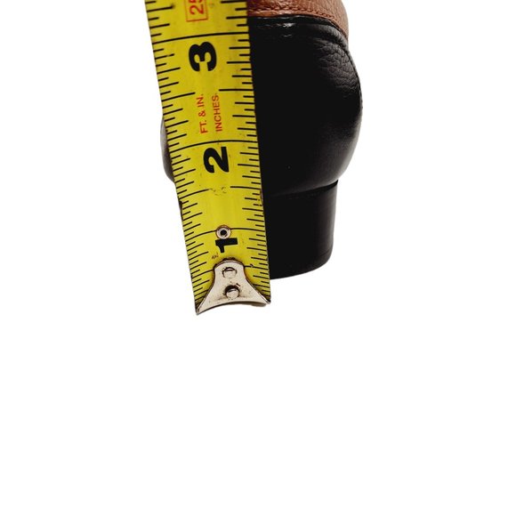 Trotters Slip on Loafers - NWT‎ - Womens 7.5 - Lindy Black and Cognac - Picture 9 of 10